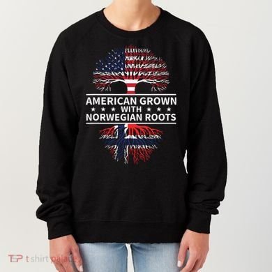 American Grown Norwegian Roots Gift Women's Sweatshirt
