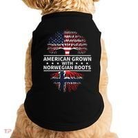 American Grown Norwegian Roots Gift Doggie Tank thumb 0