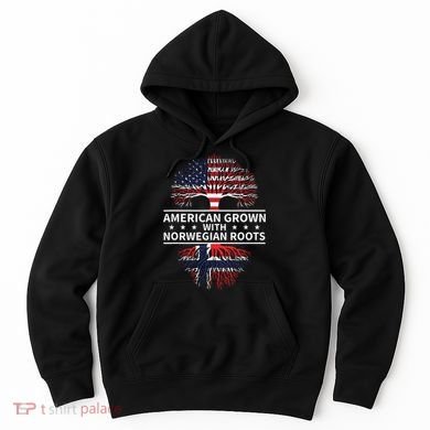 American Grown Norwegian Roots Gift Hoodie