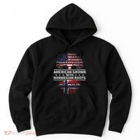 American Grown Norwegian Roots Gift Hoodie thumb 0