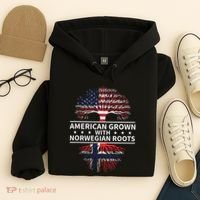American Grown Norwegian Roots Gift Hoodie thumb 4
