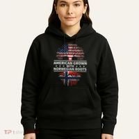 American Grown Norwegian Roots Gift Hoodie thumb 5