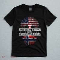 American Grown Norwegian Roots Gift T-Shirt thumb 5