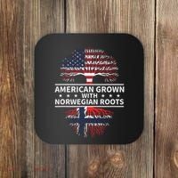 American Grown Norwegian Roots Gift Coaster thumb 0