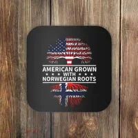 American Grown Norwegian Roots Gift Coaster thumb 0