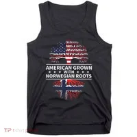 American Grown Norwegian Roots Gift Tank Top thumb 0