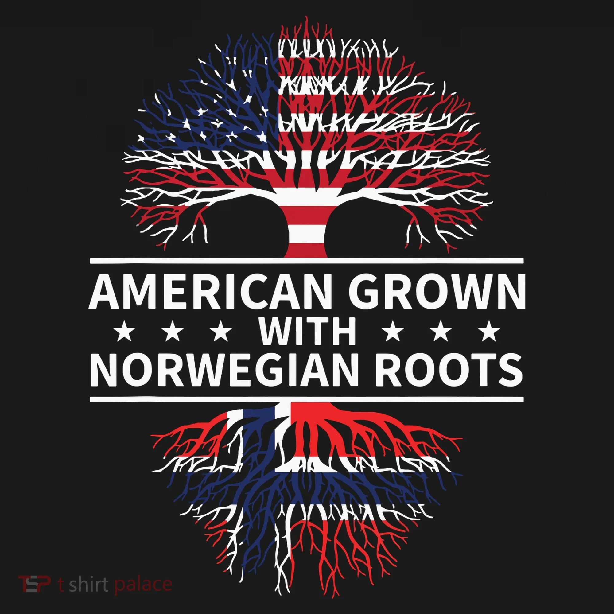 American Grown Norwegian Roots Gift Tank Top