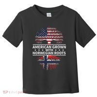 American Grown Norwegian Roots Gift Toddler T-Shirt thumb 0