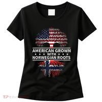 American Grown Norwegian Roots Gift Women's T-Shirt thumb 0