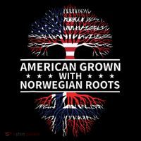 American Grown Norwegian Roots Gift Women's T-Shirt thumb 6