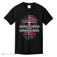 American Grown Norwegian Roots Gift Kids T-Shirt thumb 0