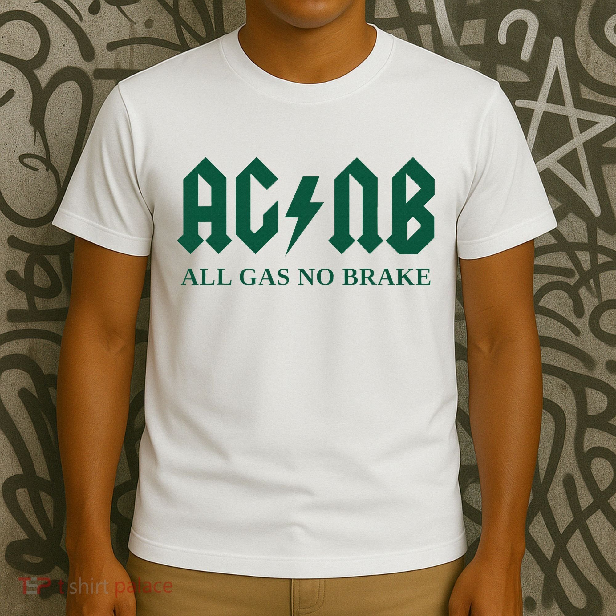 All Gas No Brake Zach Agbn New York Inspirational Quote T-Shirt