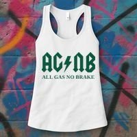 All Gas No Brake Zach Agbn New York Inspirational Quote Women's Tank Top thumb 3