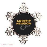 Arrest Gavin Newsom Recall Newsom Political Ornament thumb 0
