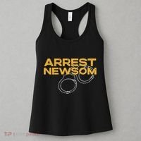 Arrest Gavin Newsom Recall Newsom Political Women's Tank Top thumb 3
