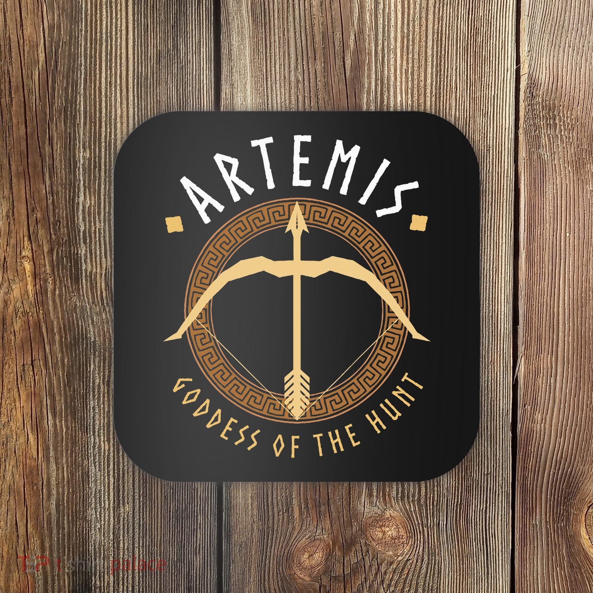 Artemis Goddess Of The Hunt Ancient Greek Mythologist Coaster