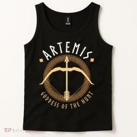 Artemis Goddess Of The Hunt Ancient Greek Mythologist Tank Top thumb 2