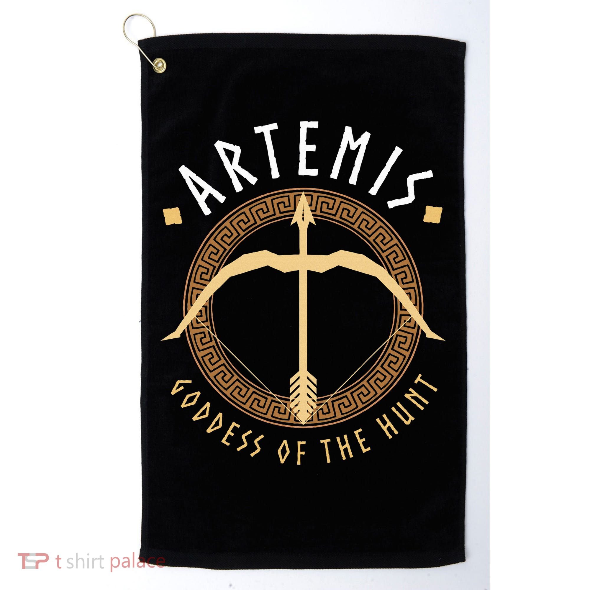 Artemis Goddess Of The Hunt Ancient Greek Mythologist Golf Towel