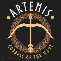 Artemis Goddess Of The Hunt Ancient Greek Mythologist Golf Towel thumb 3