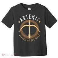 Artemis Goddess Of The Hunt Ancient Greek Mythologist Toddler T-Shirt thumb 0