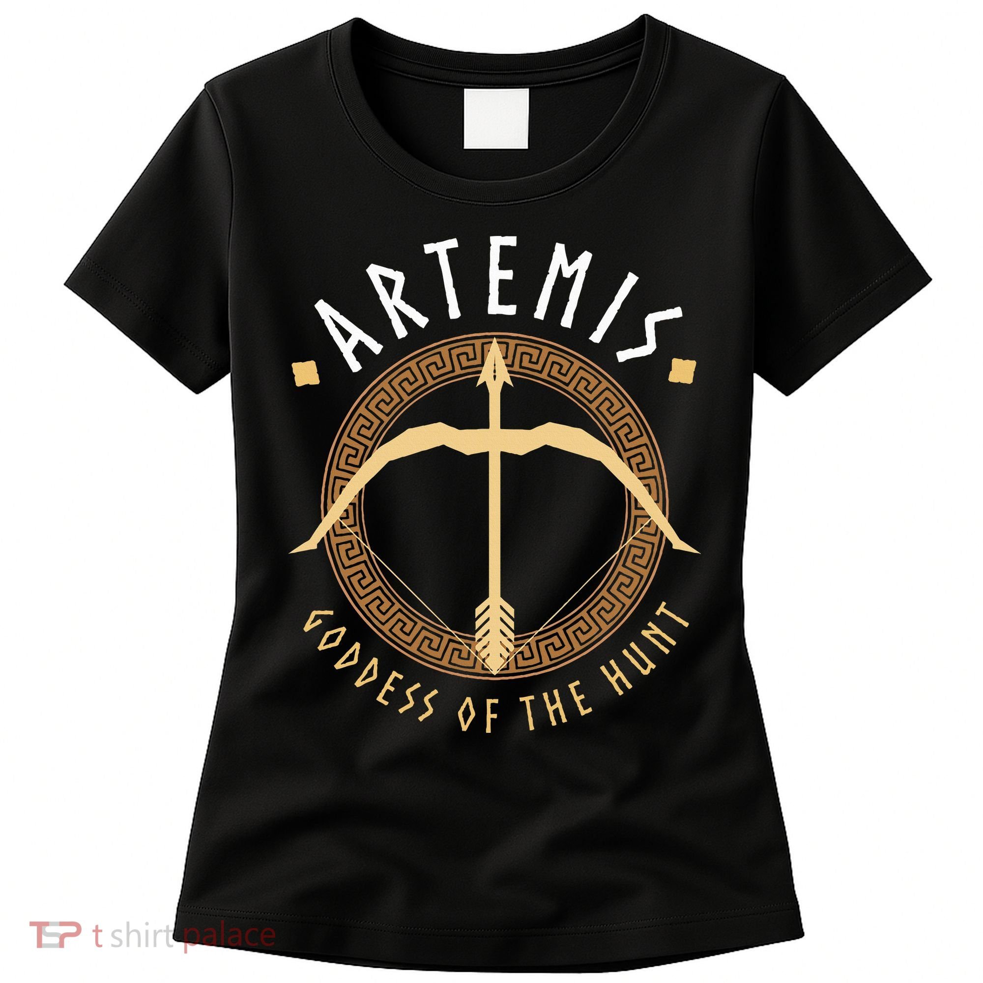 Artemis Goddess Of The Hunt Ancient Greek Mythologist Women's T-Shirt