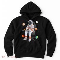 Astronaut Gamer Outer Space Gaming System Planets Hoodie thumb 0