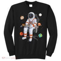 Astronaut Gamer Outer Space Gaming System Planets Sweatshirt thumb 0