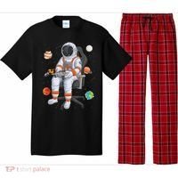 Astronaut Gamer Outer Space Gaming System Planets Pajama Set thumb 0