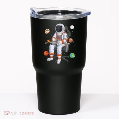 Astronaut Gamer Outer Space Gaming System Planets Tumbler