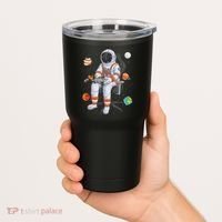Astronaut Gamer Outer Space Gaming System Planets Tumbler thumb 2
