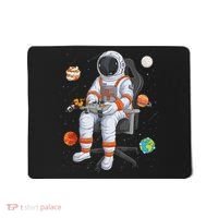 Astronaut Gamer Outer Space Gaming System Planets Mousepad thumb 0