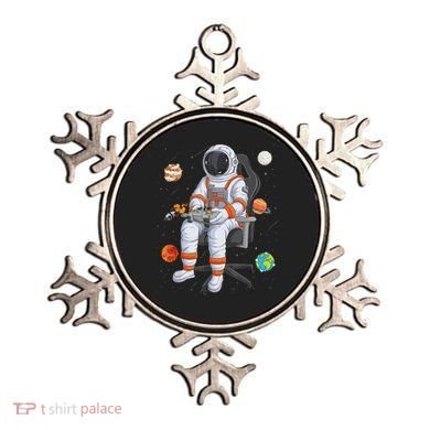 Astronaut Gamer Outer Space Gaming System Planets Ornament