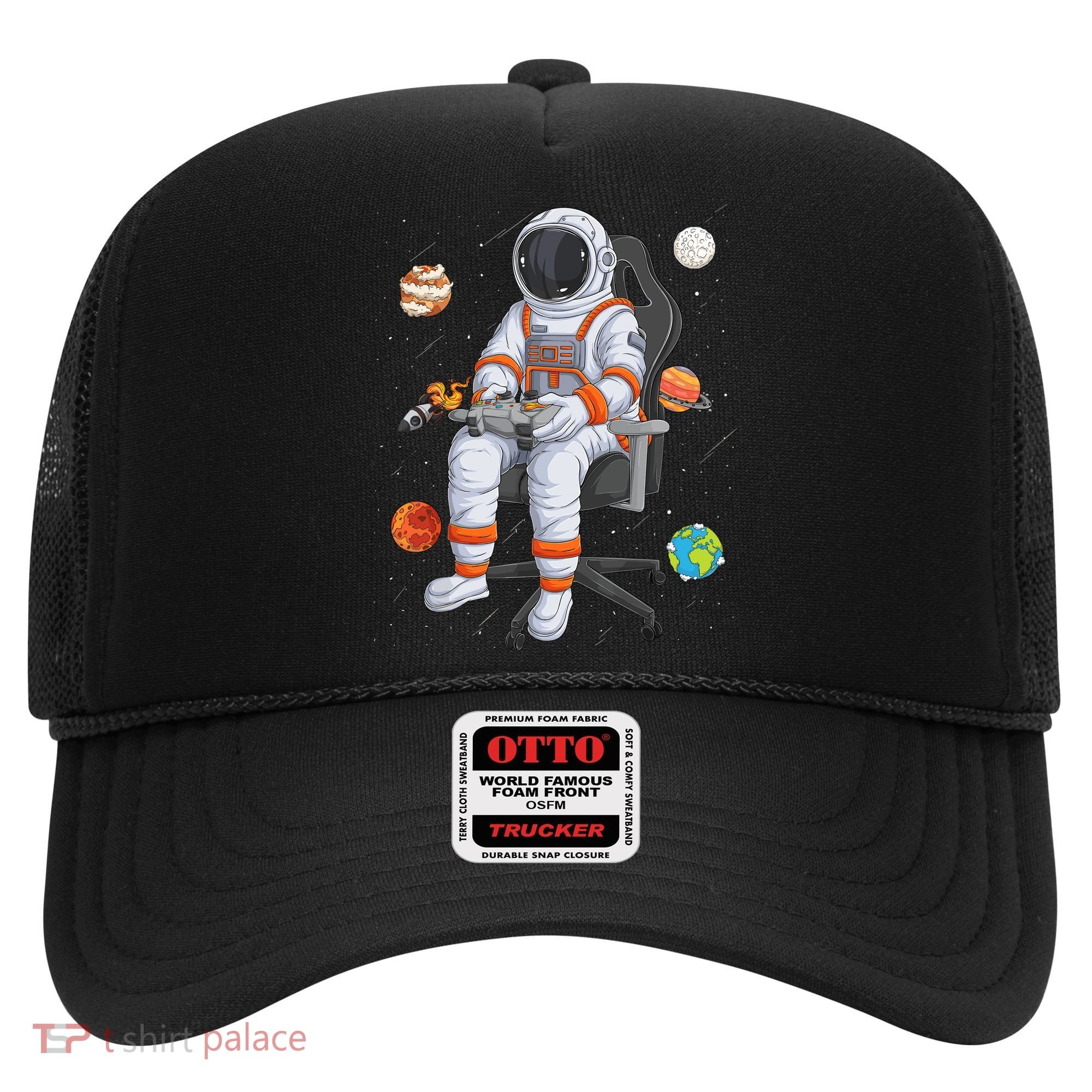 Astronaut Gamer Outer Space Gaming System Planets Hat