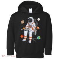 Astronaut Gamer Outer Space Gaming System Planets Toddler Hoodie thumb 0