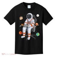 Astronaut Gamer Outer Space Gaming System Planets Kids T-Shirt thumb 0