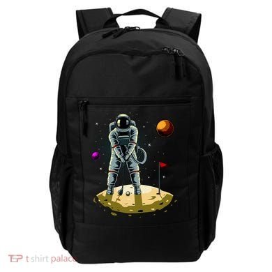 Astronaut Golfing On The Moon Funny Golf Lovers Backpack