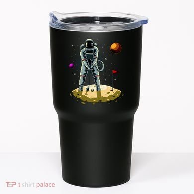 Astronaut Golfing On The Moon Funny Golf Lovers Tumbler
