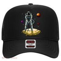 Astronaut Golfing On The Moon Funny Golf Lovers Hat thumb 0
