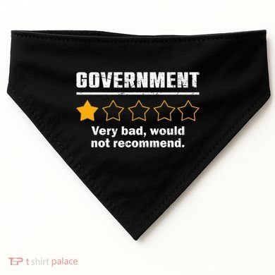 Anti Government One Star Rate Not Recommend USA-Made Doggie Bandana