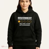 Anti Government One Star Rate Not Recommend Hoodie thumb 5