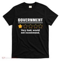 Anti Government One Star Rate Not Recommend T-Shirt thumb 0