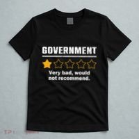 Anti Government One Star Rate Not Recommend T-Shirt thumb 5