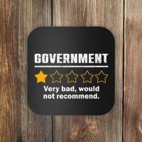 Anti Government One Star Rate Not Recommend Coaster thumb 0