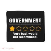 Anti Government One Star Rate Not Recommend Mousepad thumb 0