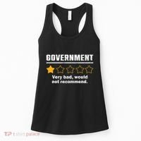 Anti Government One Star Rate Not Recommend Women's Tank Top thumb 0