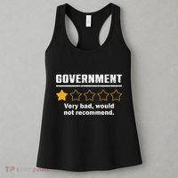 Anti Government One Star Rate Not Recommend Women's Tank Top thumb 3