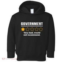 Anti Government One Star Rate Not Recommend Toddler Hoodie thumb 0