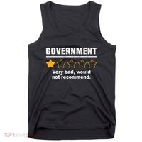 Anti Government One Star Rate Not Recommend Tank Top thumb 0