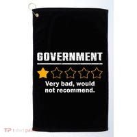 Anti Government One Star Rate Not Recommend Golf Towel thumb 0