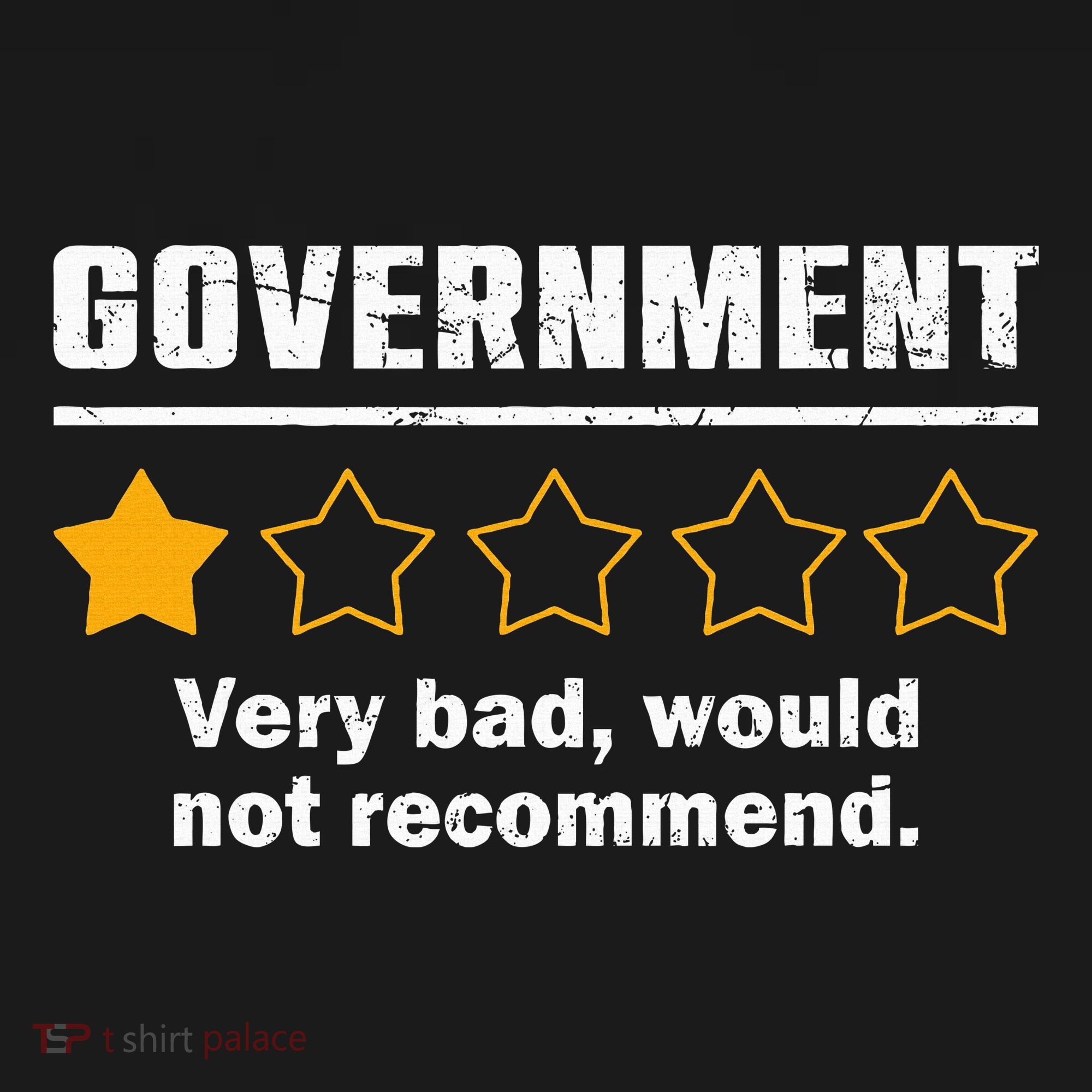Anti Government One Star Rate Not Recommend Kids Sweatshirt
